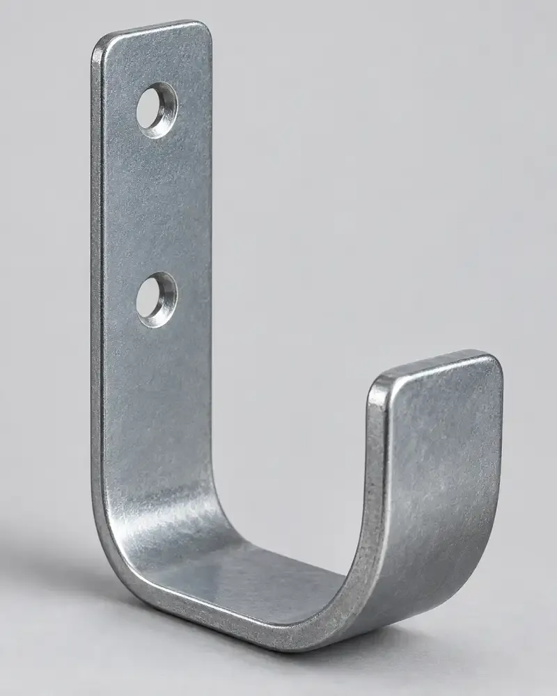 Detalle de placa inferior y perforaciones de fijación